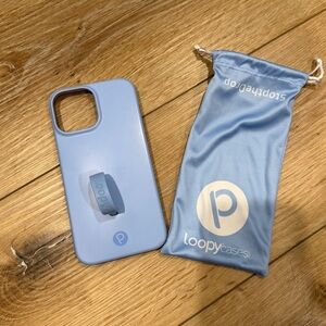 Loopy IPhone 13 Pro Max Case Light Blue Phone Cover